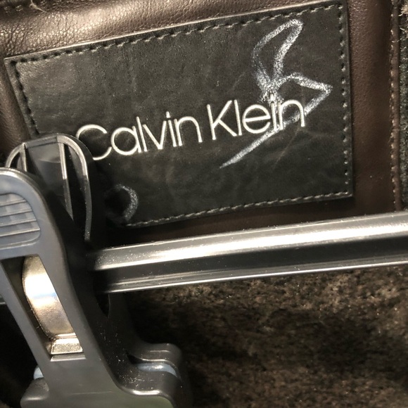 Calvin Klein vegan  chic moto jacket size large - Picture 5 of 9